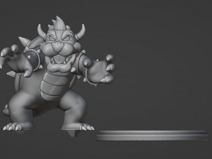 Bowser 3Dプリントモデル