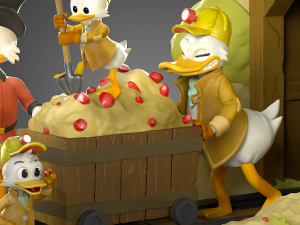 Duck Tales Diorama 3D Принт Модель