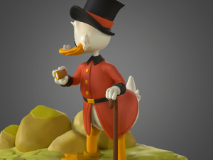Duck Tales Diorama 3D Принт Модель