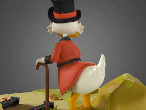 Duck Tales Diorama 3D Принт Модель