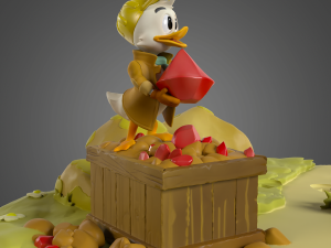 Duck Tales Diorama 3D Принт Модель
