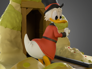 Duck Tales Diorama 3D Принт Модель
