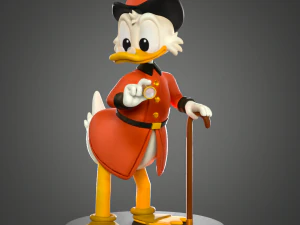 Скрудж Мак Дак 3D Принт Модель
