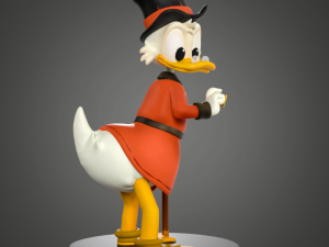 Scrooge Mc Duck Model Cetak 3D