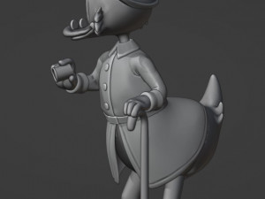 Scrooge Mc Duck Model Cetak 3D