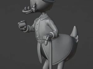 Scrooge Mc Duck 3D Print Model