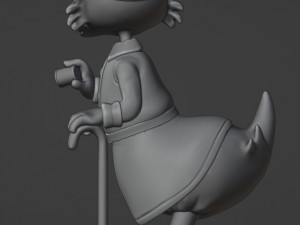 Scrooge Mc Duck Model Cetak 3D