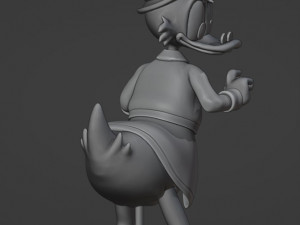 Scrooge Mc Duck Model Cetak 3D