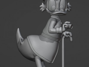 Scrooge Mc Duck Model Cetak 3D