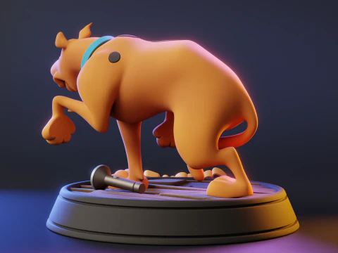 Scooby Doo FanArt 3D Print Model