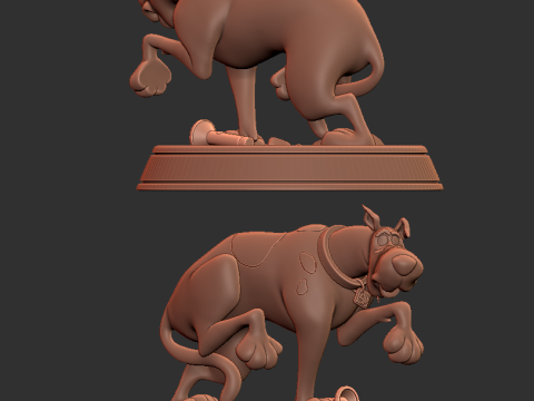 Scooby Doo FanArt 3D Druckmodell