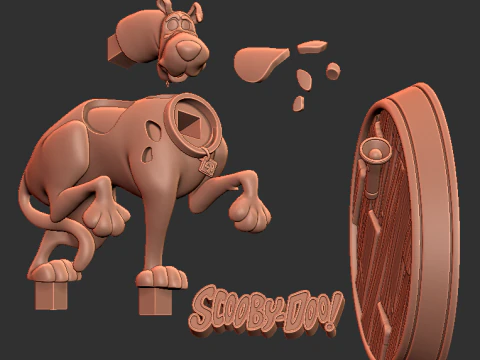 Scooby Doo FanArt 3D Print Model