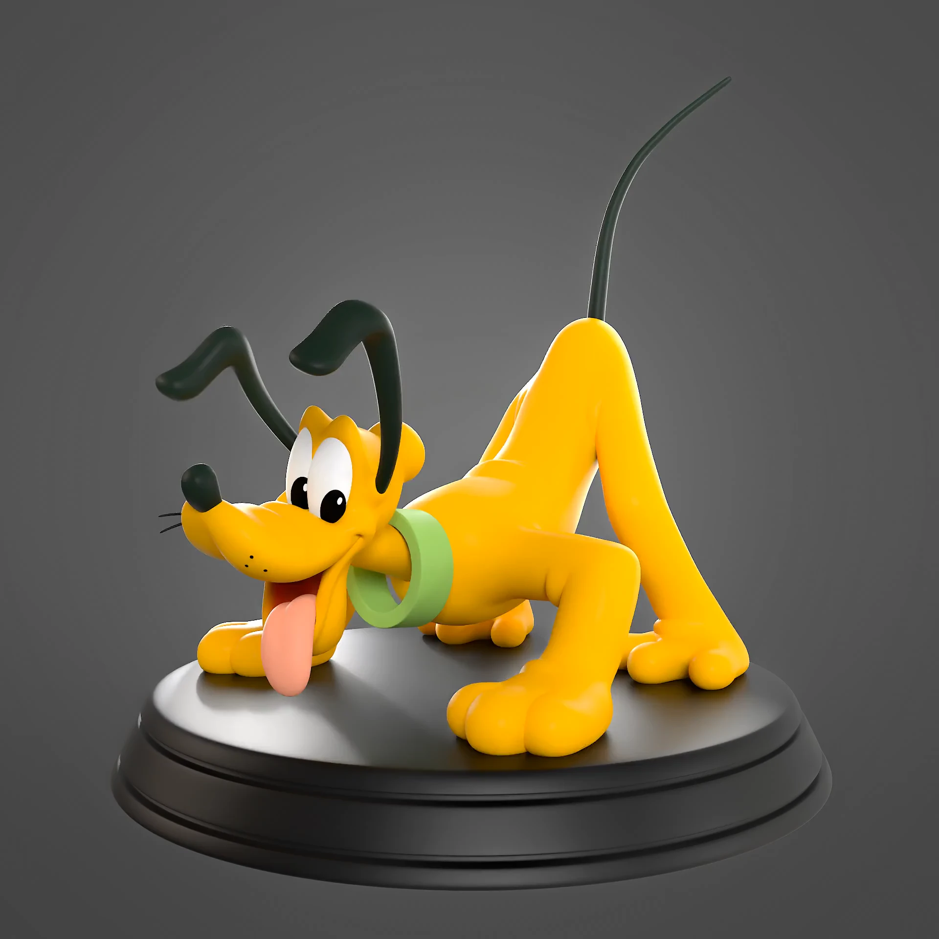 Pluto 3D Print Model .c4d .max .obj .3ds .fbx .stl .blend 