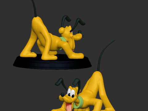 Pluto 3D Print Model