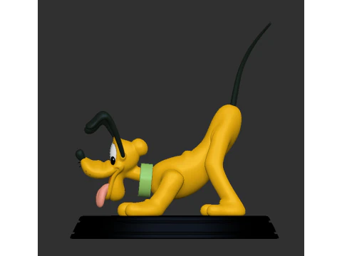 Pluto 3D Print Model