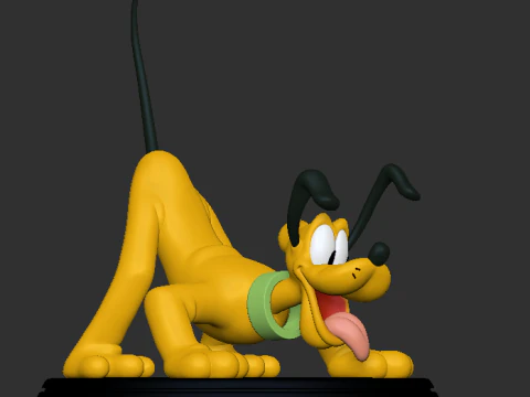 Pluto 3D Print Model