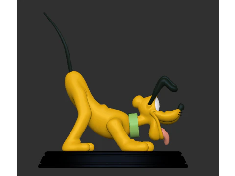 Pluto 3D Print Model
