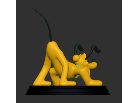 Pluto 3D Print Model