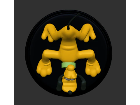 Pluto 3D Print Model