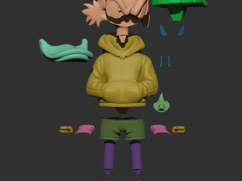 Scrooge McDuck Urban Style Figure Fan Art 3D Print Model