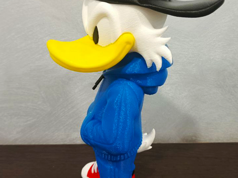 स्क्रूज मैकडक अर्बन स्टाइल फिगर फैन आर्ट 3D प्रिंट मॉडल