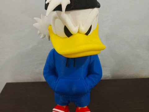 Scrooge McDuck Urban Style Figure Fan Art 3D Print Model