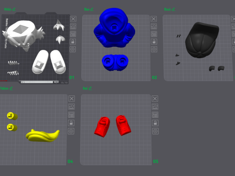 स्क्रूज मैकडक अर्बन स्टाइल फिगर फैन आर्ट 3D प्रिंट मॉडल