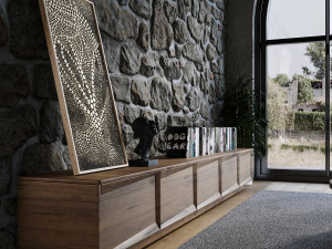 Stone Room Corona Render 3Dモデル