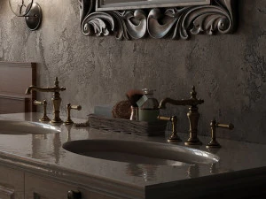 Charming French Country Bathroom Design 3D Model