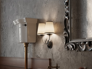 Charming French Country Bathroom Design 3Dモデル