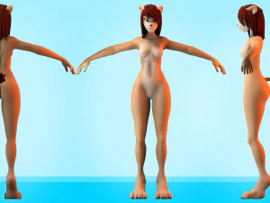 Dune V052 Kostenlose pelzige Animation bereit 3D Modell