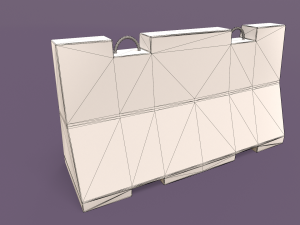LowPoly Traffic Objects Pack 3D 모델