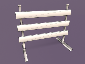 LowPoly Traffic Objects Pack 3D 모델