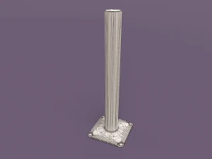 LowPoly Traffic Objects Pack 3D Model