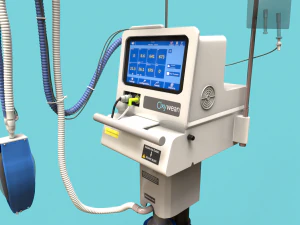 Medical Ventilator 3D Model