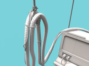 Medical Ventilator 3D Model