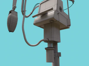 Medical Ventilator 3D Model