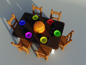Table Modelo 3D