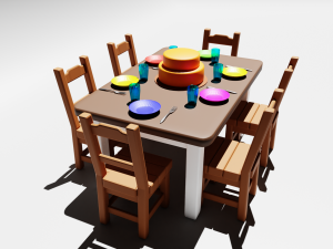 Table Modelo 3D