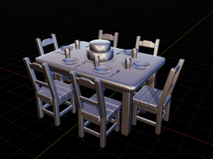 Table Modelo 3D