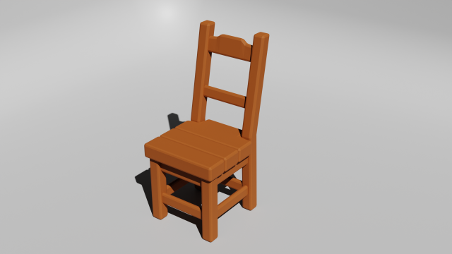 Chair 3D Model .c4d .max .obj .3ds .fbx .stl .blend 