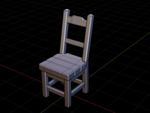 Стул 3D Модель