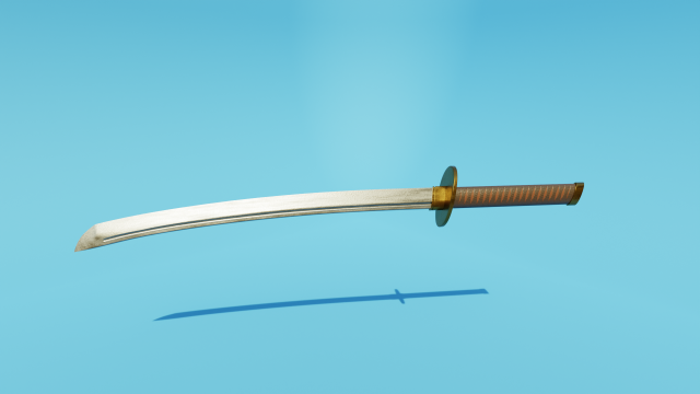Katana 3D Model .c4d .max .obj .3ds .fbx .stl .blend 