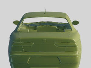 Alfa Romeo 156 1997 Printable Body Modèles 3D en vedette
