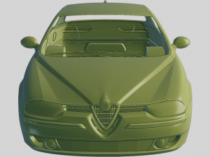 Alfa Romeo 156 1997 Printable Body Modèles 3D en vedette