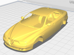 Alfa Romeo 156 1997 Printable Body Modèles 3D en vedette