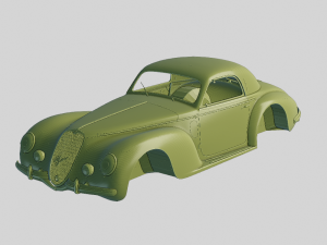 Alfa Romeo 6c 2500 1939 Printable Body 3D Print Model