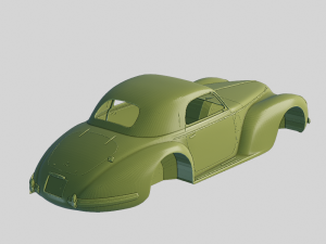 Alfa Romeo 6c 2500 1939 Printable Body 3Dプリントモデル
