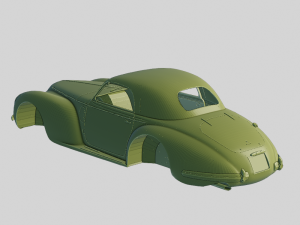 Alfa Romeo 6c 2500 1939 Printable Body 3Dプリントモデル