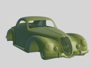 Alfa Romeo 6c 2500 1939 Printable Body 3Dプリントモデル
